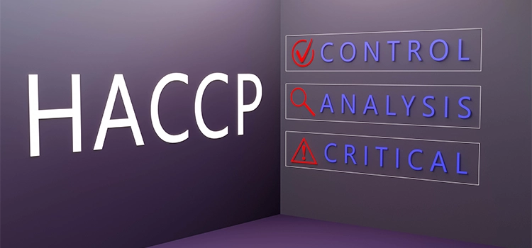 HACCP concept text 